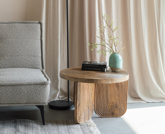 Maeze Couchtisch Massivholz Mango