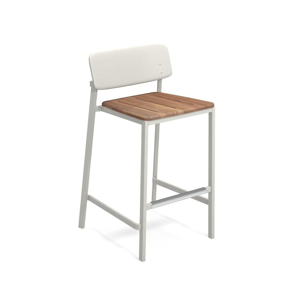 Emu Shine 2er Set Barhocker Teakholz