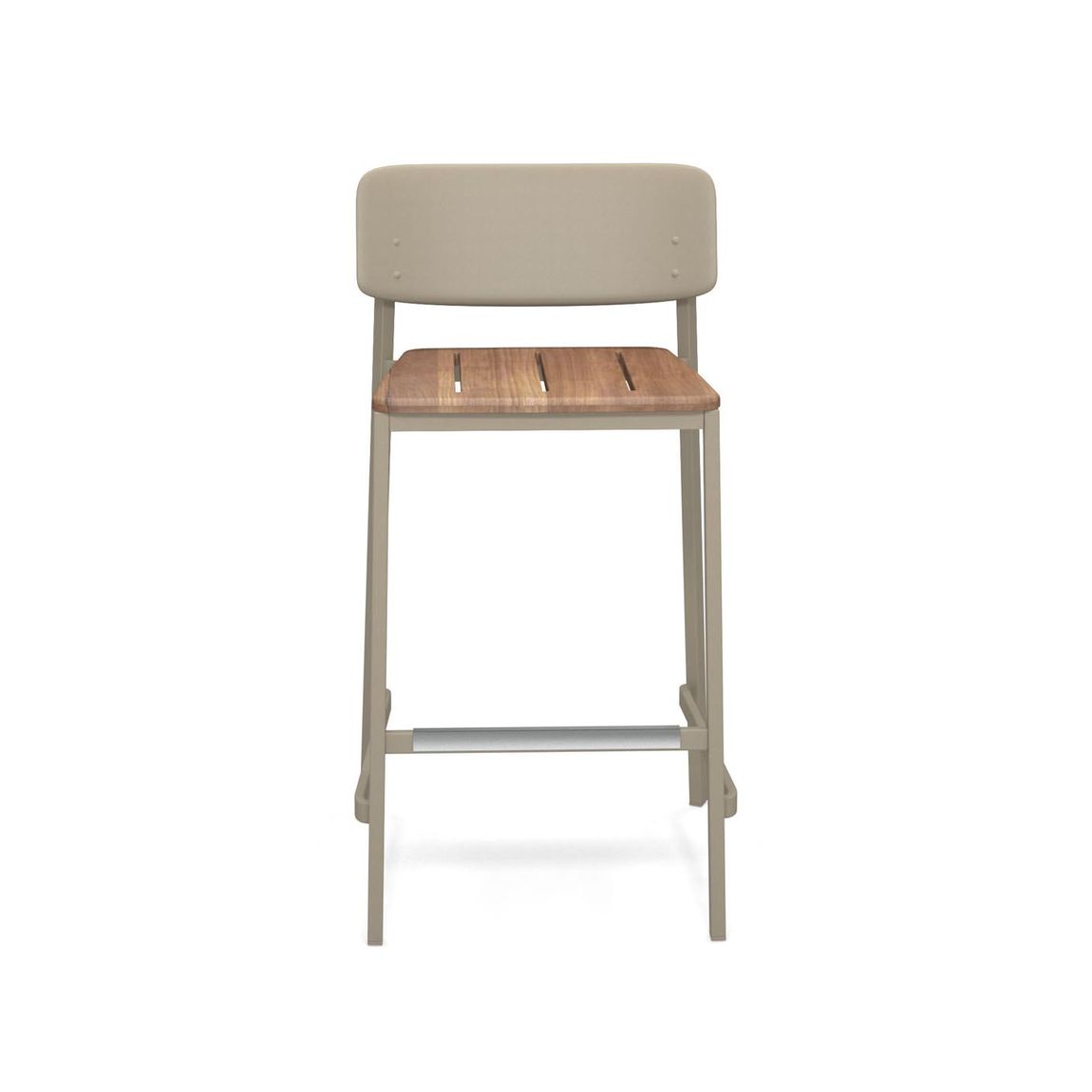 Emu Shine 2er Set Barhocker Teakholz
