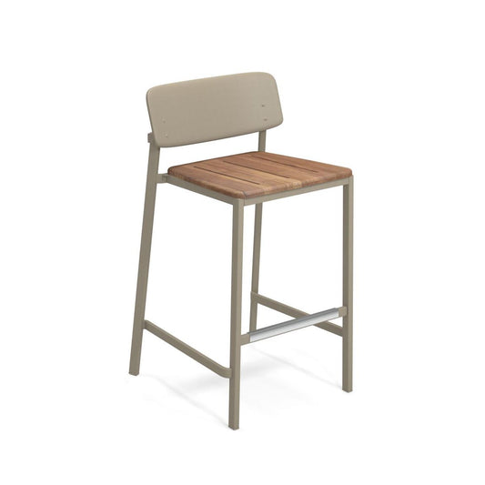 Emu Shine 2er Set Barhocker Teakholz