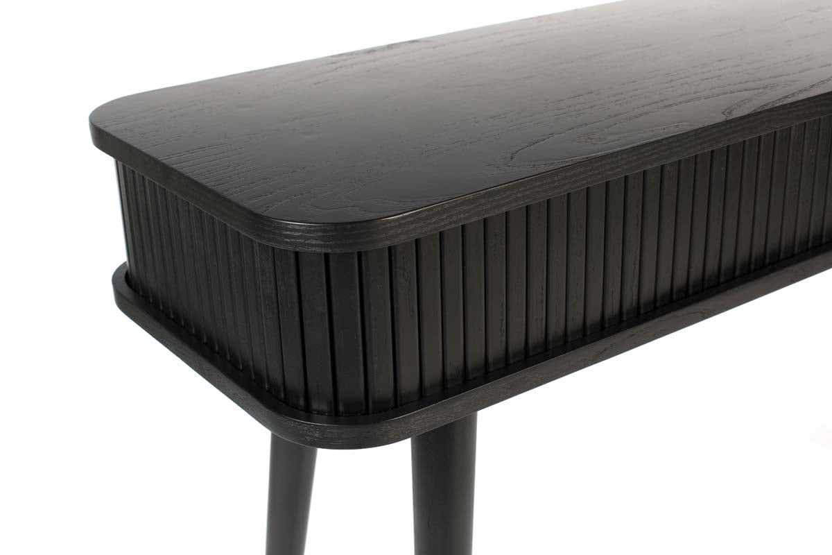 Barbier Konsolentisch 120x35 cm Schwarz