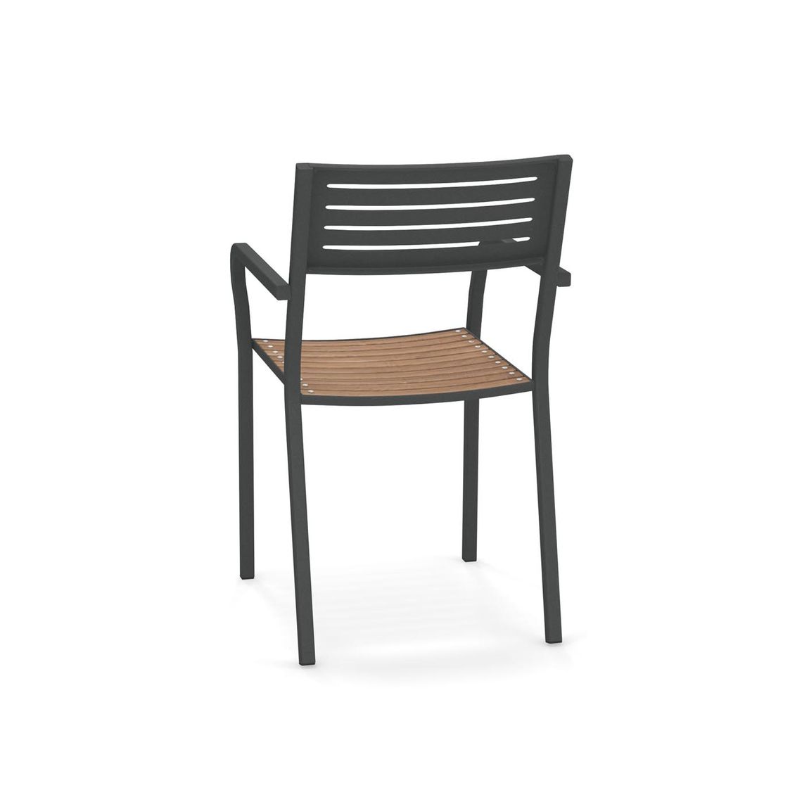 Emu Segno 4er Set Gartenstühle mit Armlehnen, Teakholz
