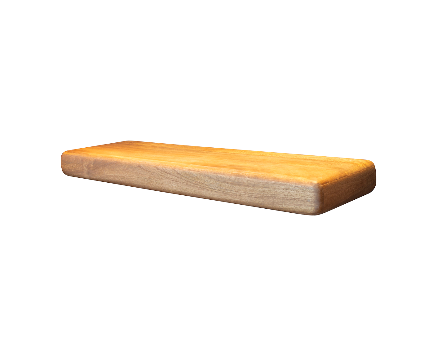 Wandregal Sleek, verschiedene Größen, Massiv Mangoholz Sand