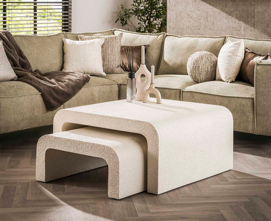 Couchtisch 2er Set Bend Stone