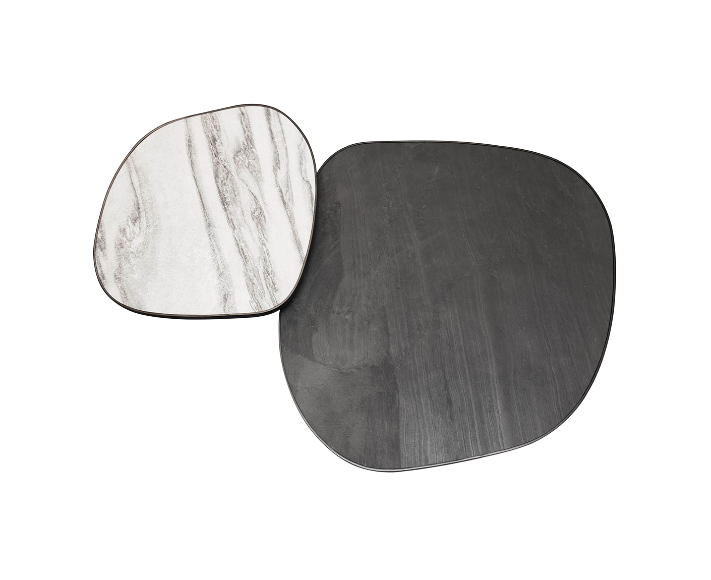 Couchtisch 2er Set Slate Organic / Schiefer