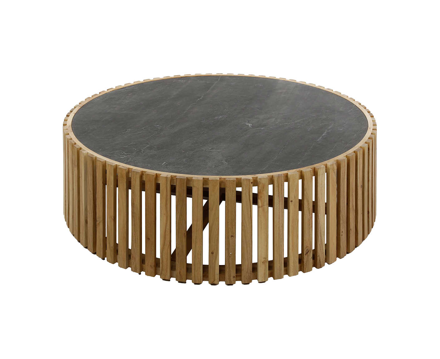 Couchtisch 120 cm Slate rund / Schiefer