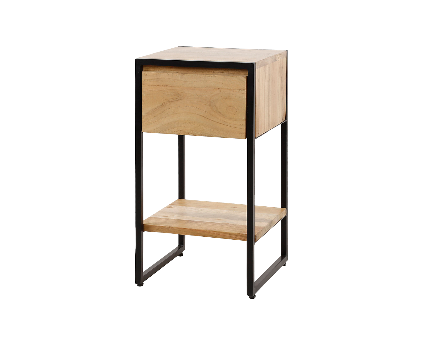 Nachttisch 1L XS Straight Wood / Massiv Akazie Natur