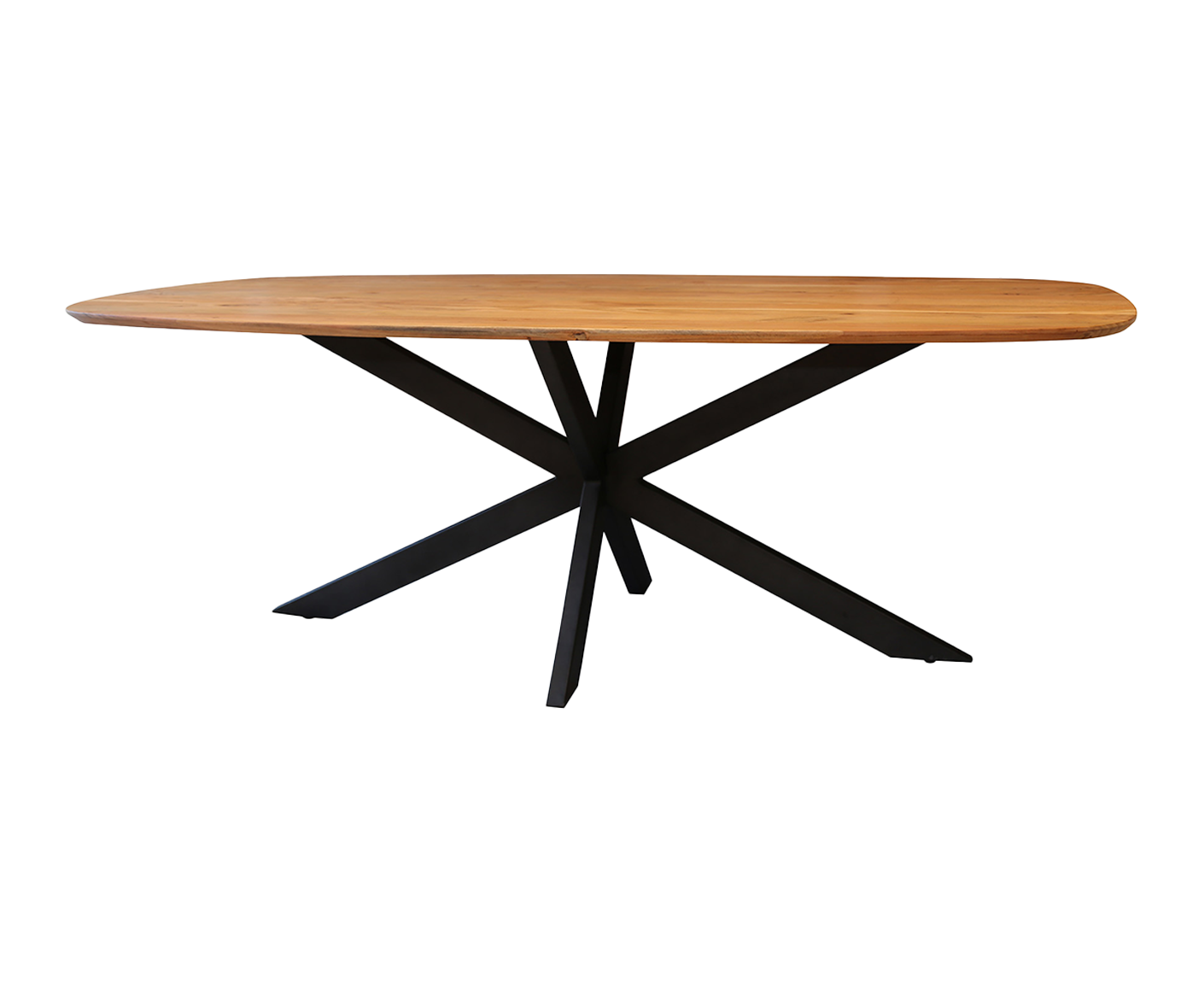 Arhus Solid Esstisch, oval, Akazie Massivholz Natur