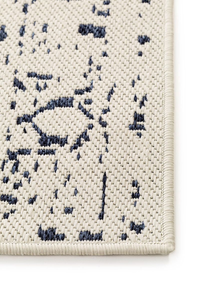 Wendeteppich Terrazzo Grau / Blau