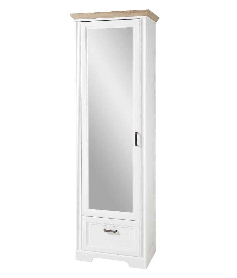 25168 JASMIN Garderobenschrank Pinie hell / Eiche