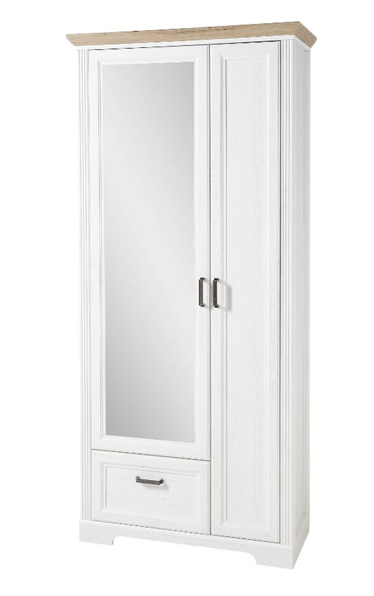 25169 JASMIN Garderobenschrank Pinie hell / Eiche