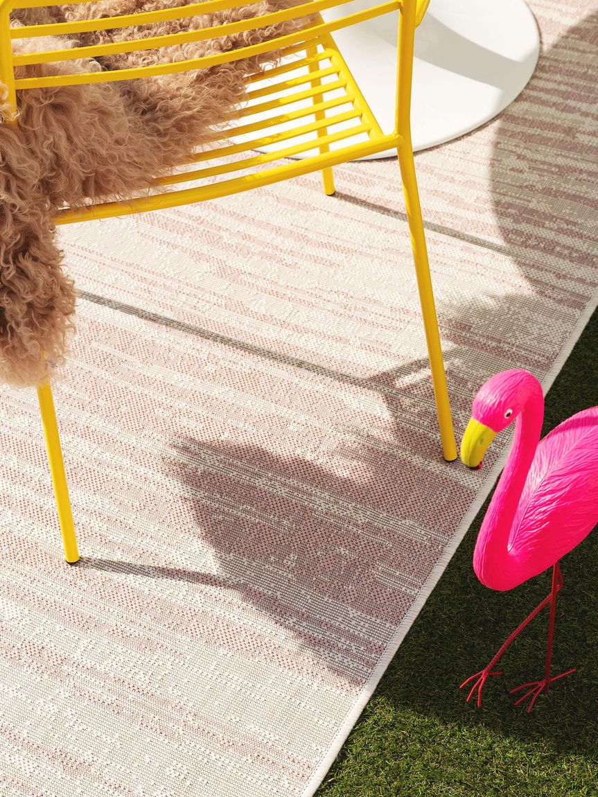 In- & Outdoor Teppich Cleo Rosa