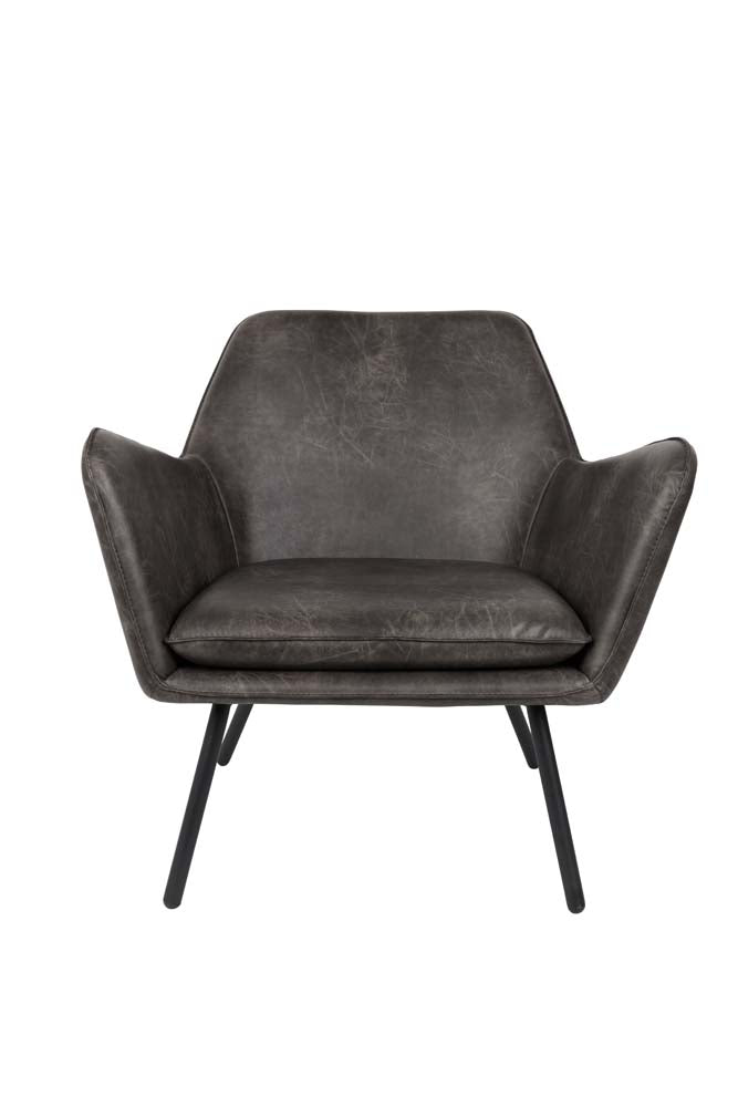 Bon Lounge-Sessel Dunkelgrau