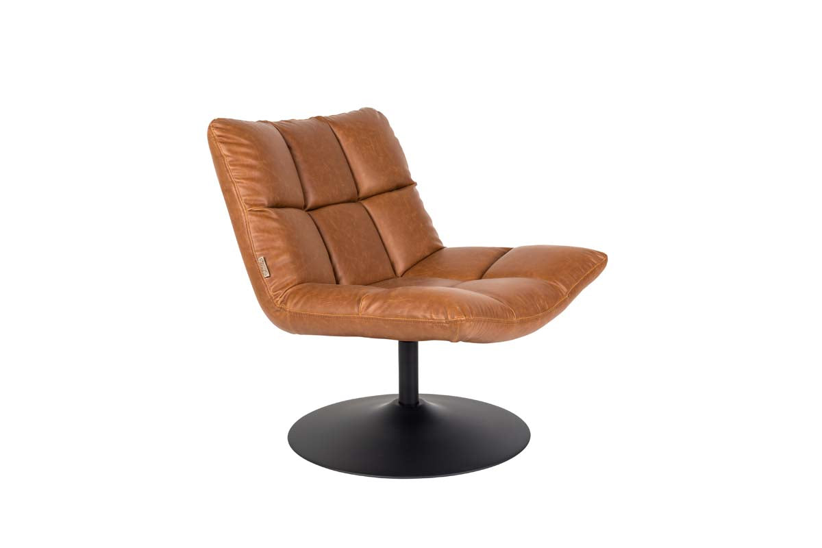 Bar Lounge-Sessel Vintage Braun