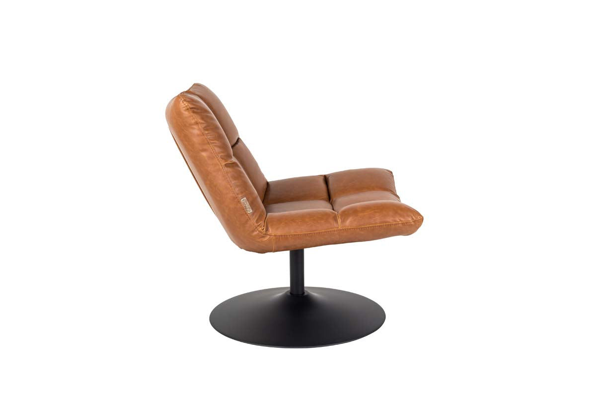 Bar Lounge-Sessel Vintage Braun