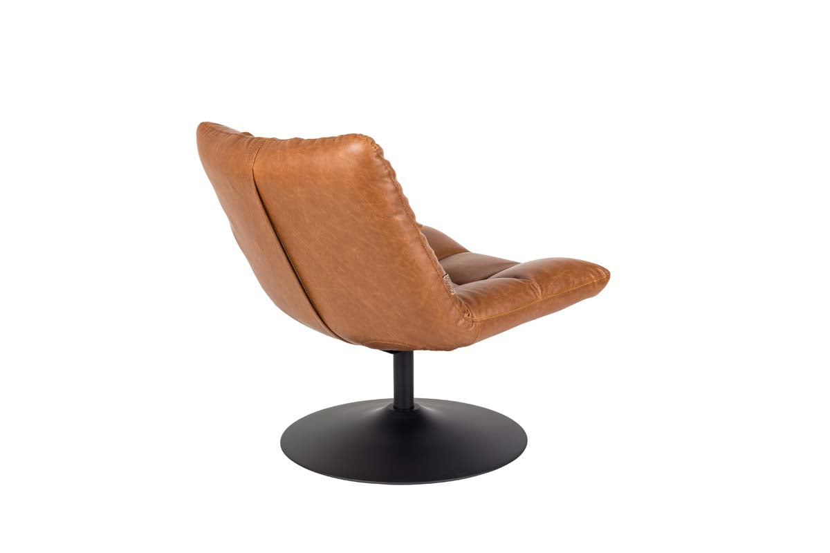 Bar Lounge-Sessel Vintage Braun