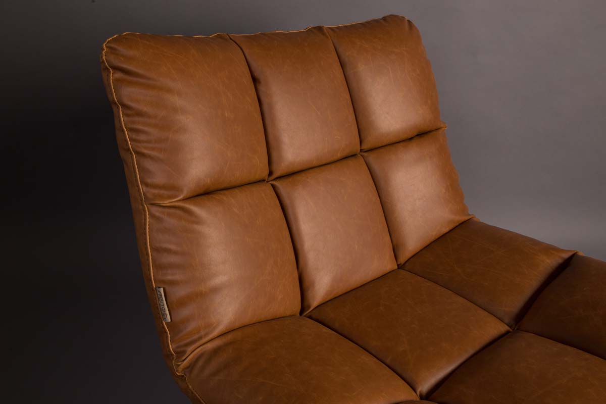 Bar Lounge-Sessel Vintage Braun