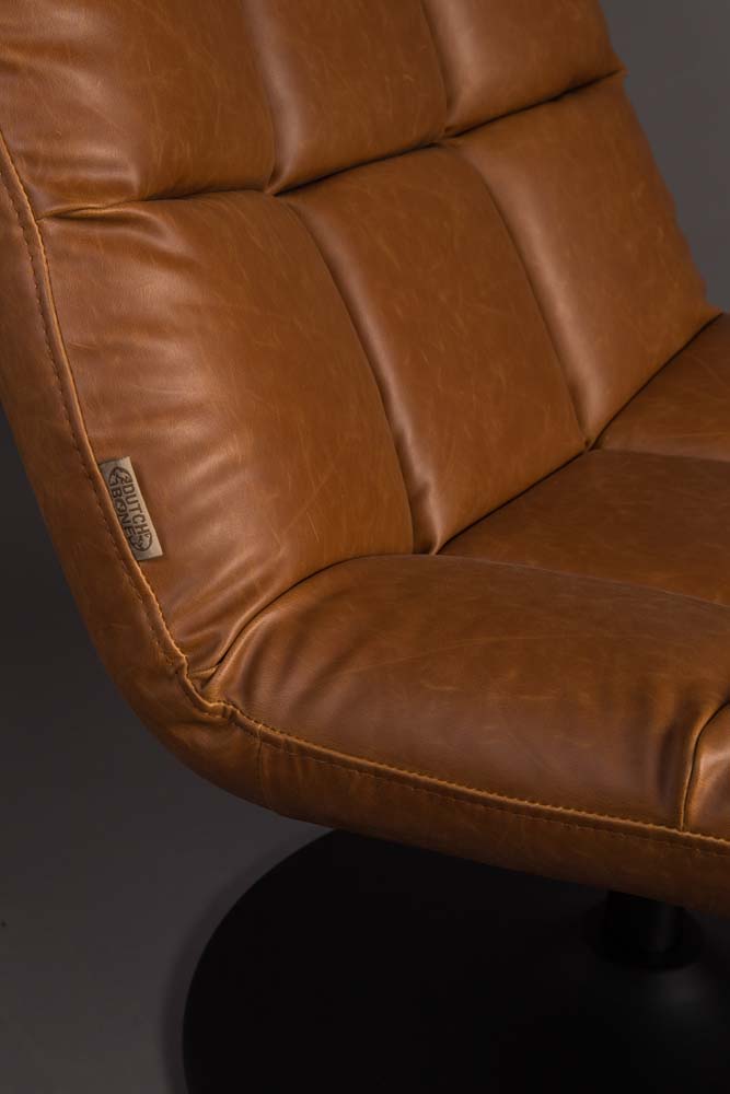Bar Lounge-Sessel Vintage Braun