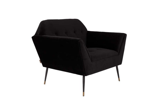 Kate Lounge-Sessel Schwarz - Voelpe