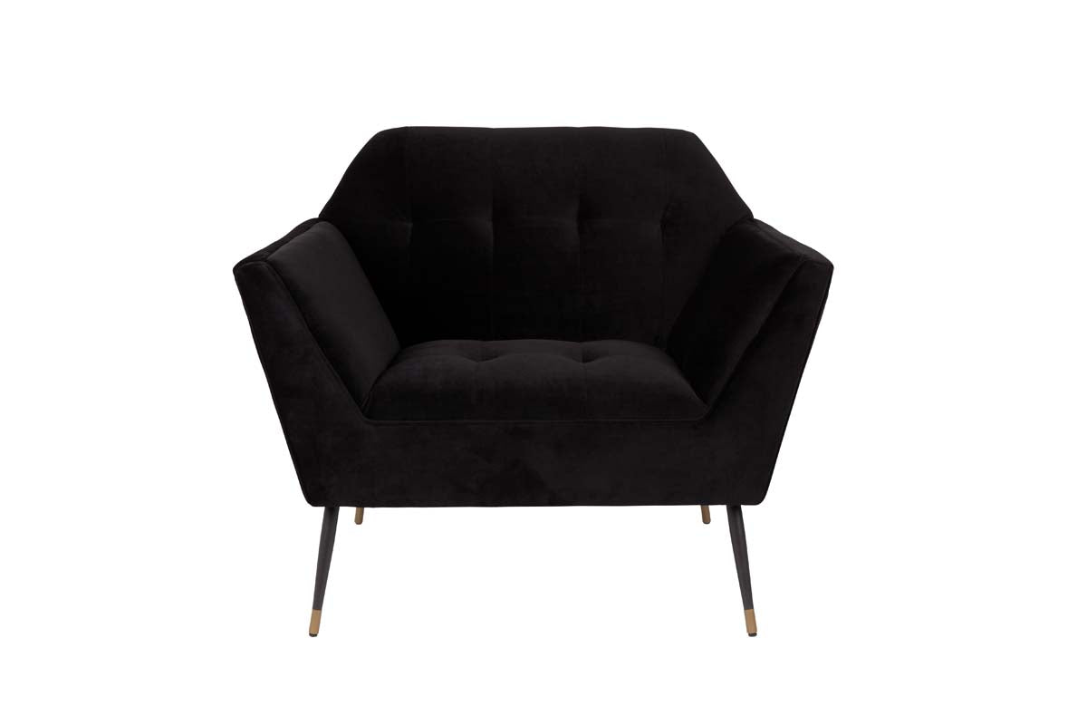 Kate Lounge-Sessel Schwarz
