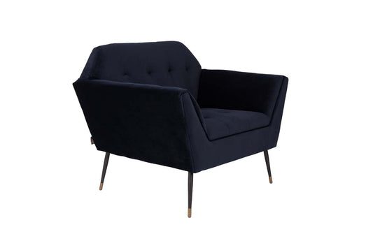 Kate Lounge-Sessel Dunkelblau - Voelpe