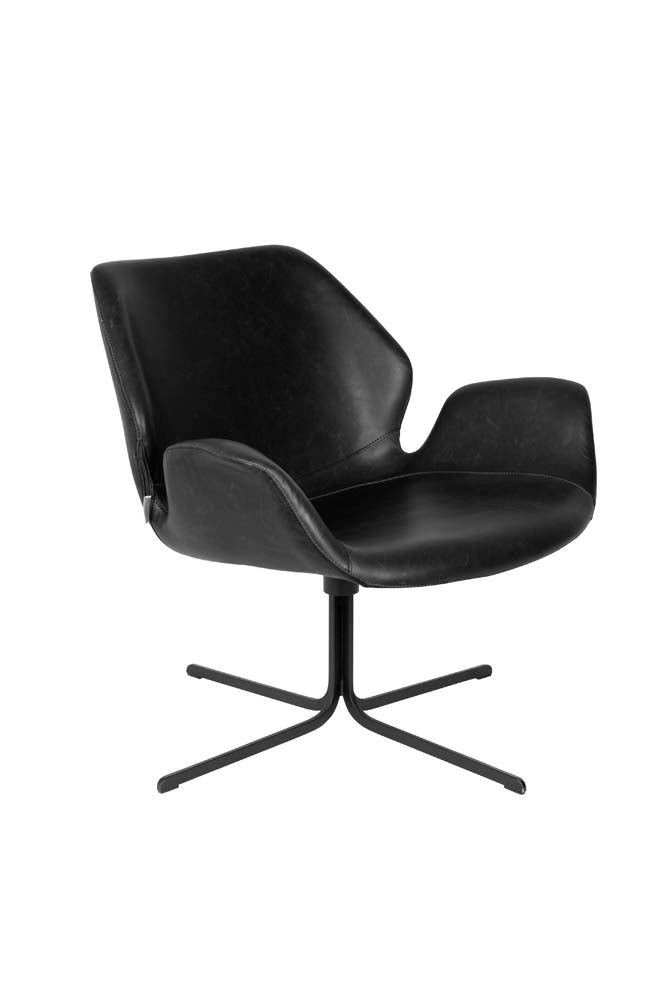 Nikki Lounge Sessel Schwarz