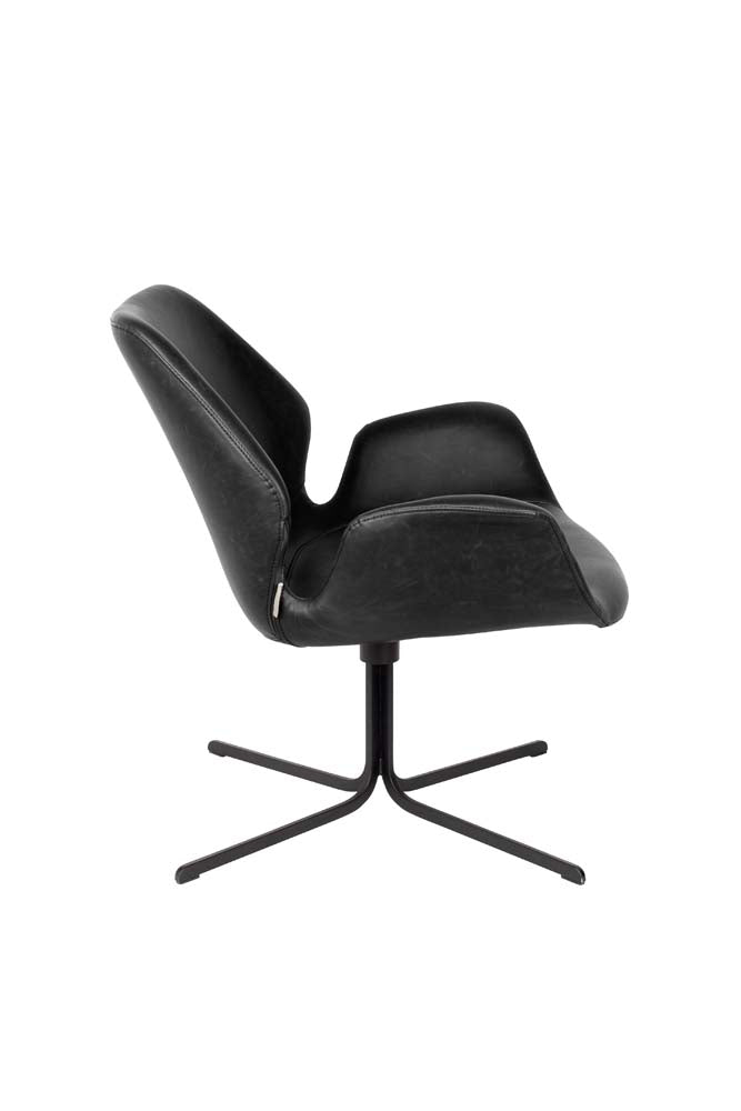 Nikki Lounge Sessel Schwarz