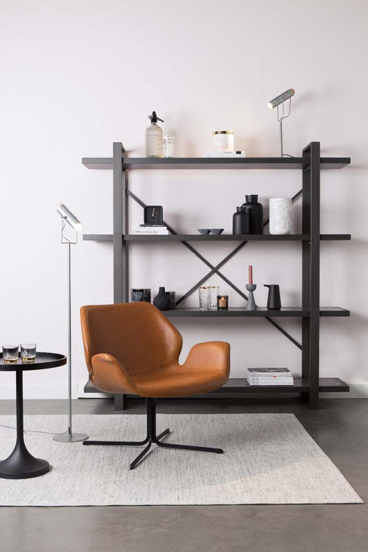 Nikki Lounge Sessel Braun