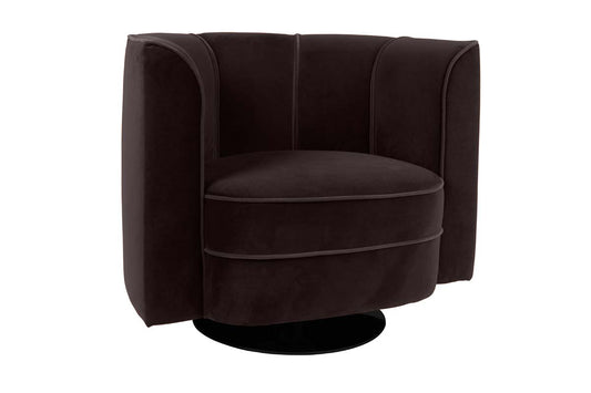 Flower Lounge-Sessel Schwarz - Voelpe