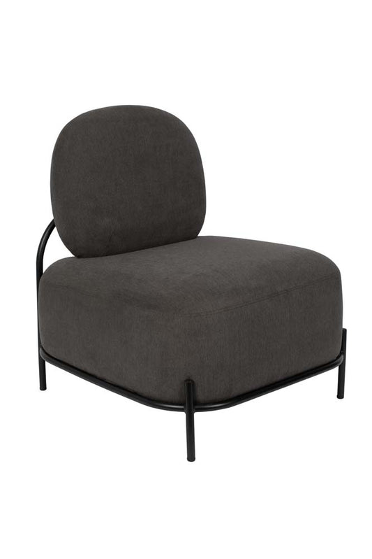 Polly Lounge-Sessel Grau - Voelpe