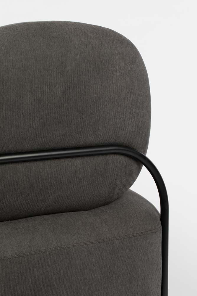 Polly Lounge-Sessel Grau