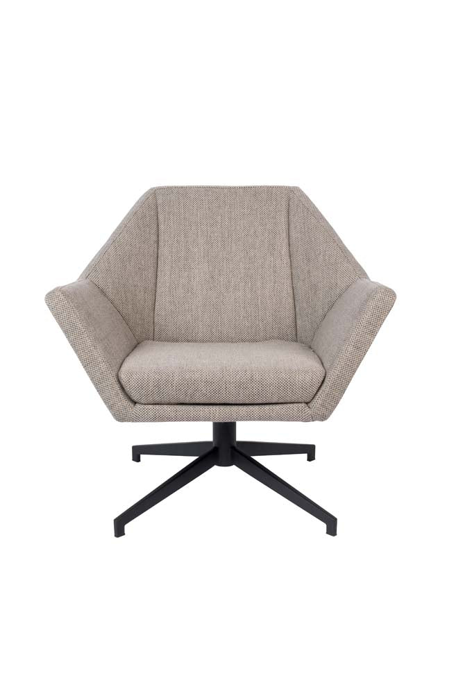 Uncle Jesse Lounge Sessel Grau