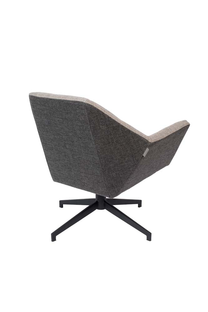 Uncle Jesse Lounge Sessel Grau
