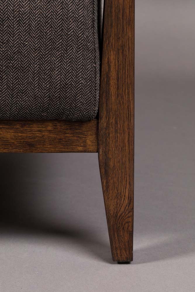 Duran Loungesessel Grau / Braun