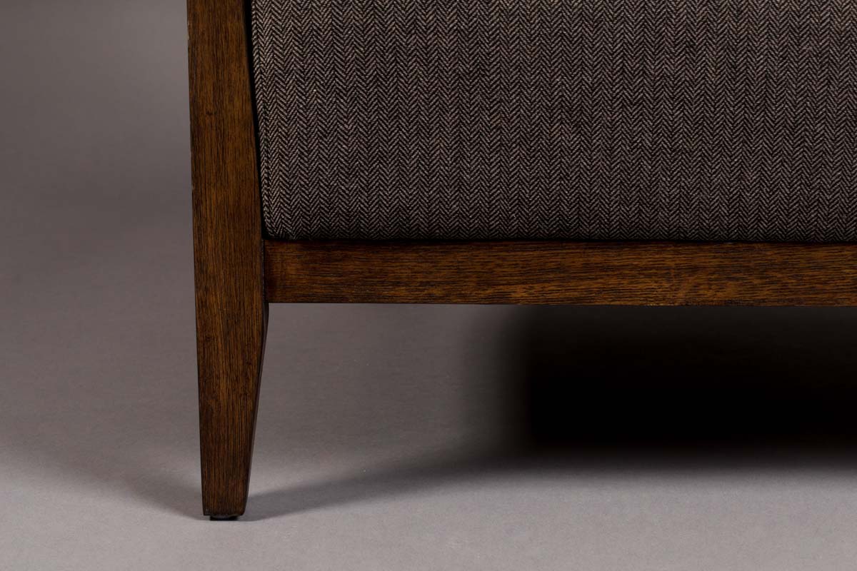 Duran Loungesessel Grau / Braun
