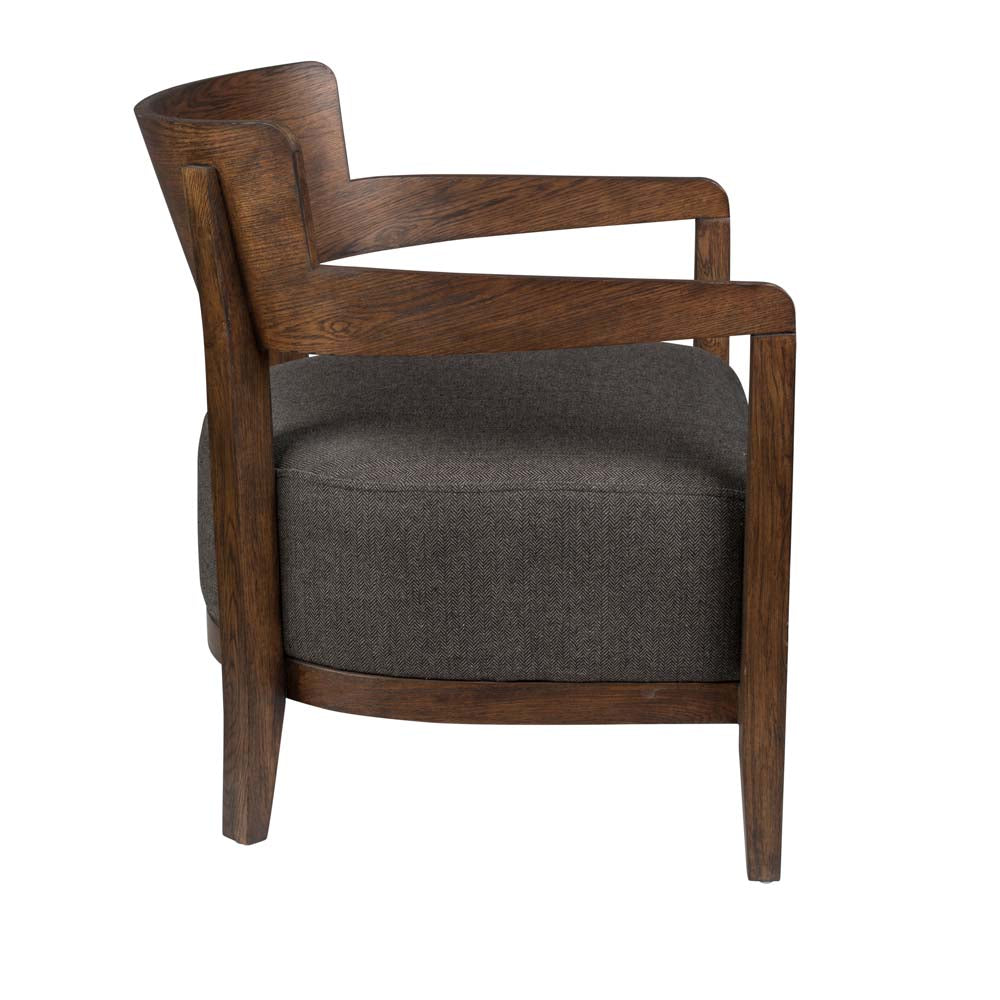Duran Loungesessel Grau / Braun