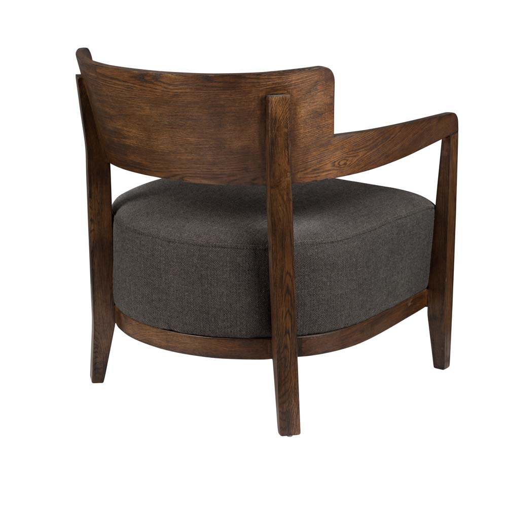 Duran Loungesessel Grau / Braun