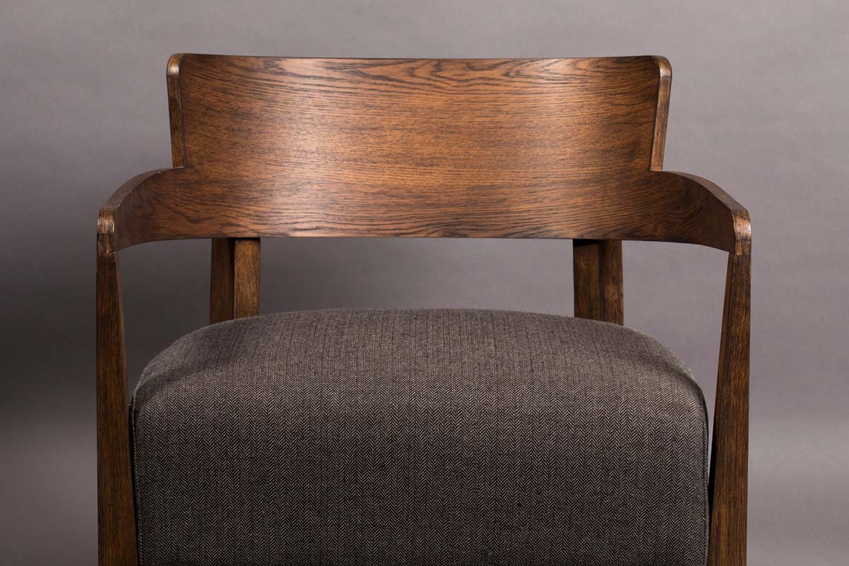 Duran Loungesessel Grau / Braun