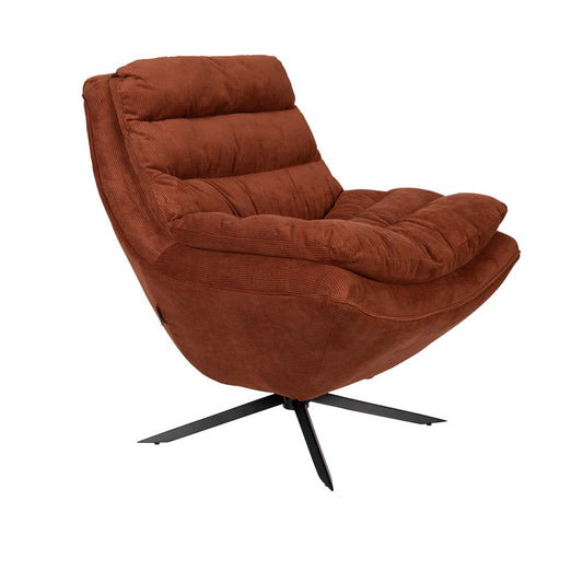 Vince Sessel drehbar Cord Braun