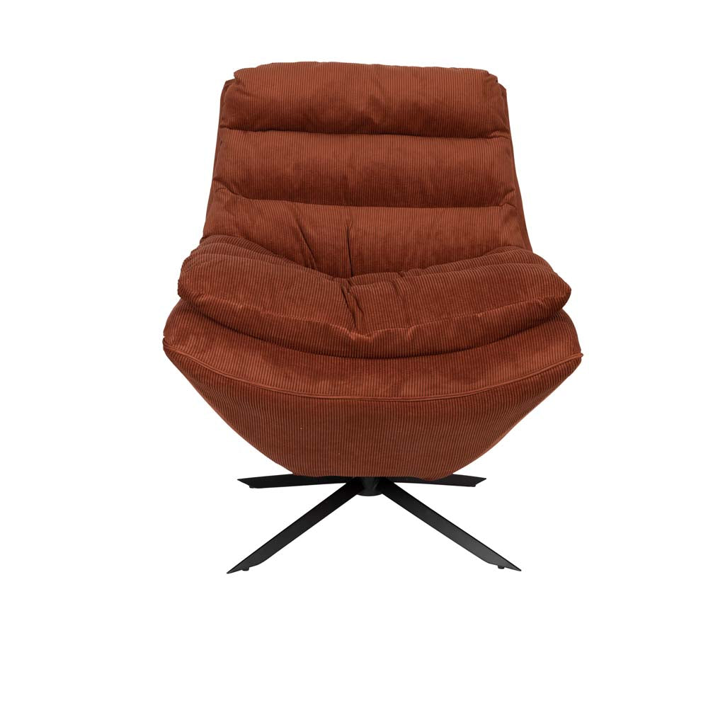Vince Sessel drehbar Cord Braun