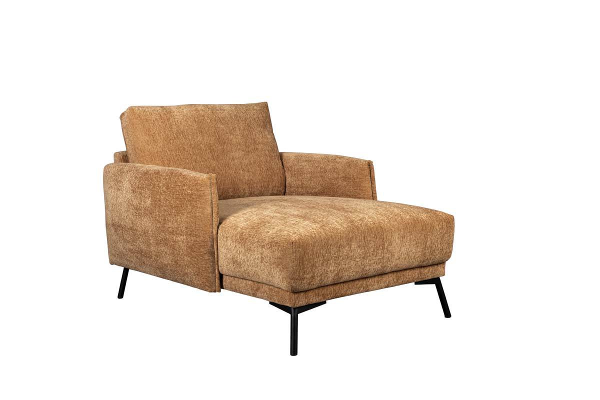 Loungesessel HARPER Braun / Beige - Voelpe