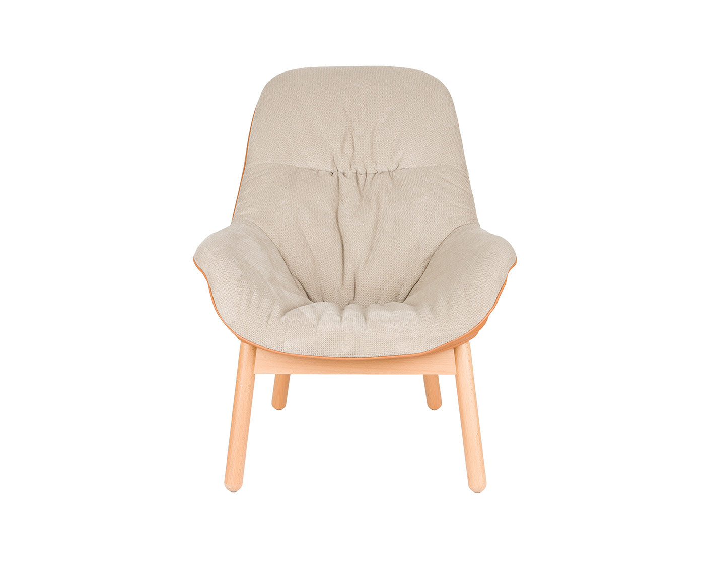 Duke Loungesessel Beige / Hellbraun