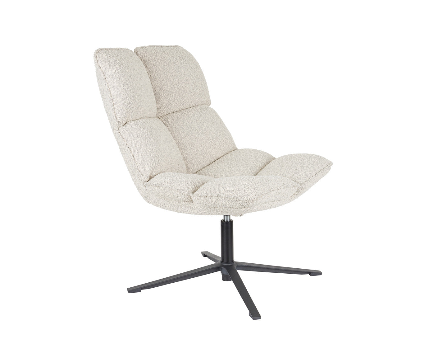 Bros Loungesessel Bouclé Beige