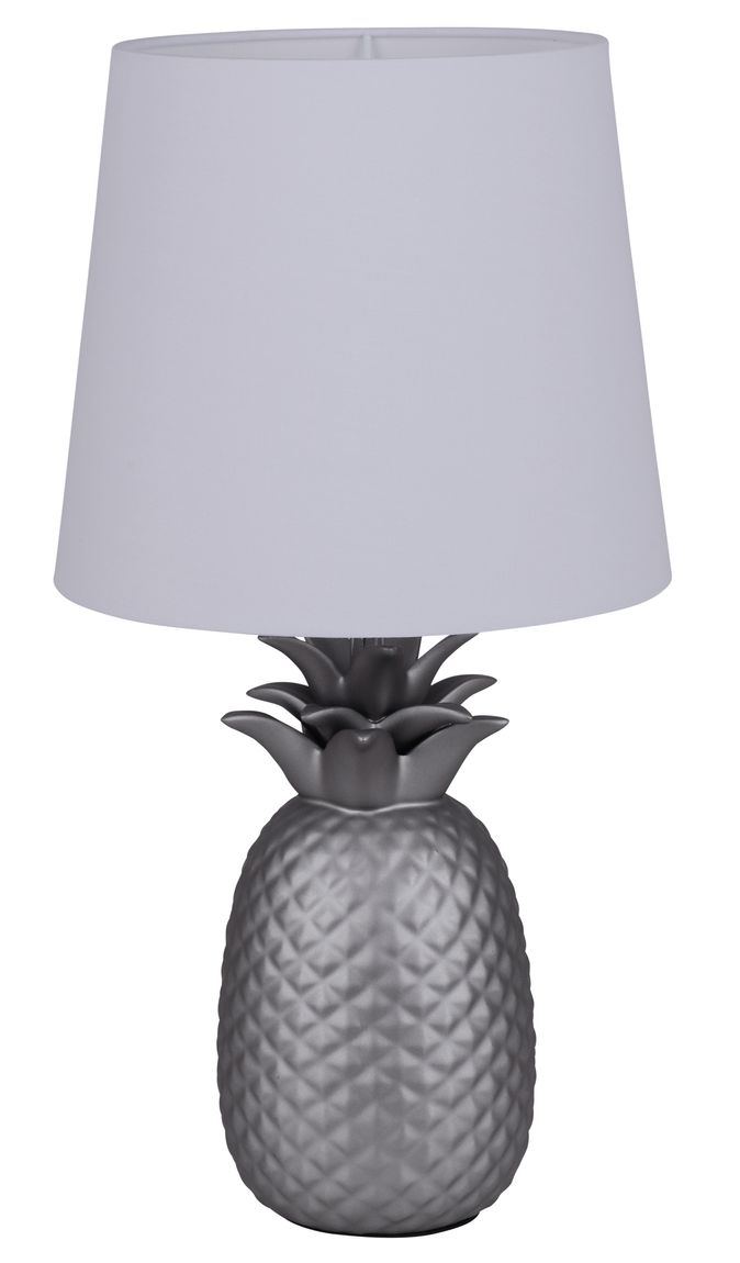 Ananas Tischleuchte E14 Ø23cm Silber - Voelpe