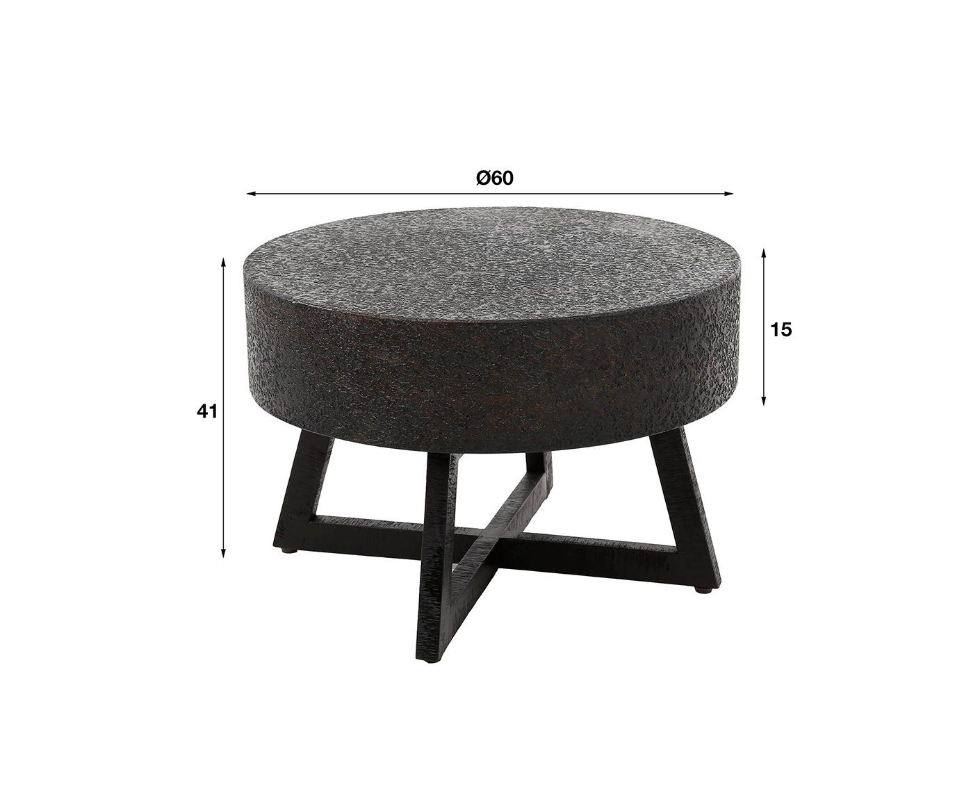 Couchtisch  D60 Bulky Ferro