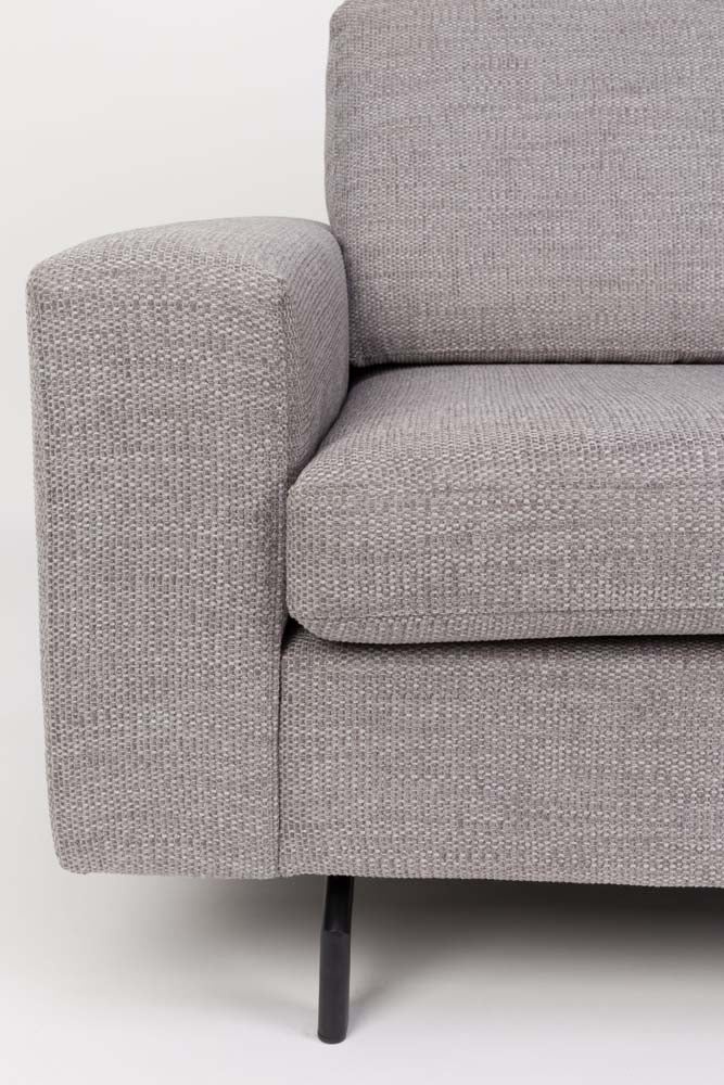 Jean 2,5-Sitzer Sofa  Grau - Voelpe