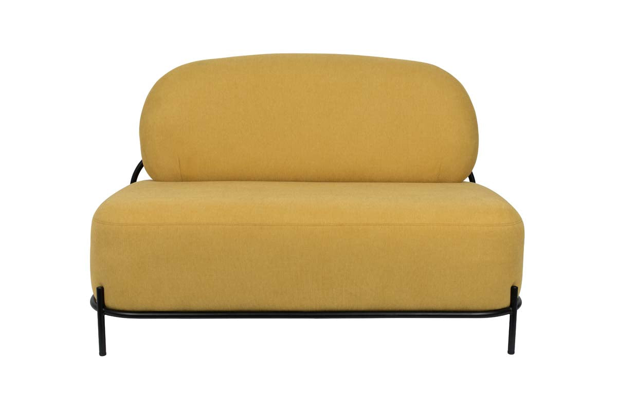 Polly Sofa 2-Sitzer Gelb - Voelpe