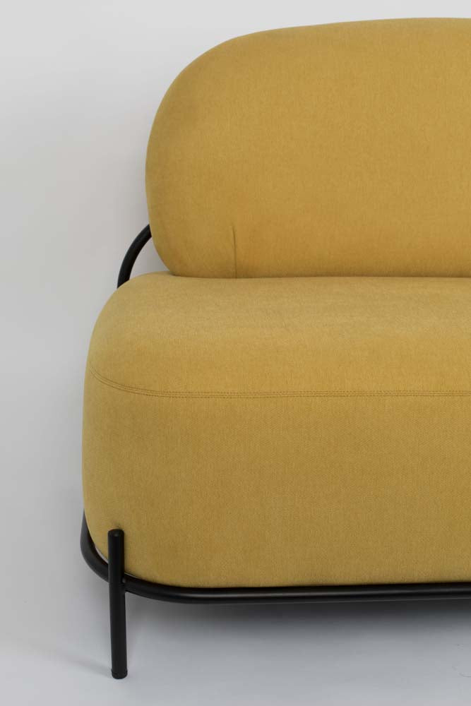 Polly Sofa 2-Sitzer Gelb - Voelpe