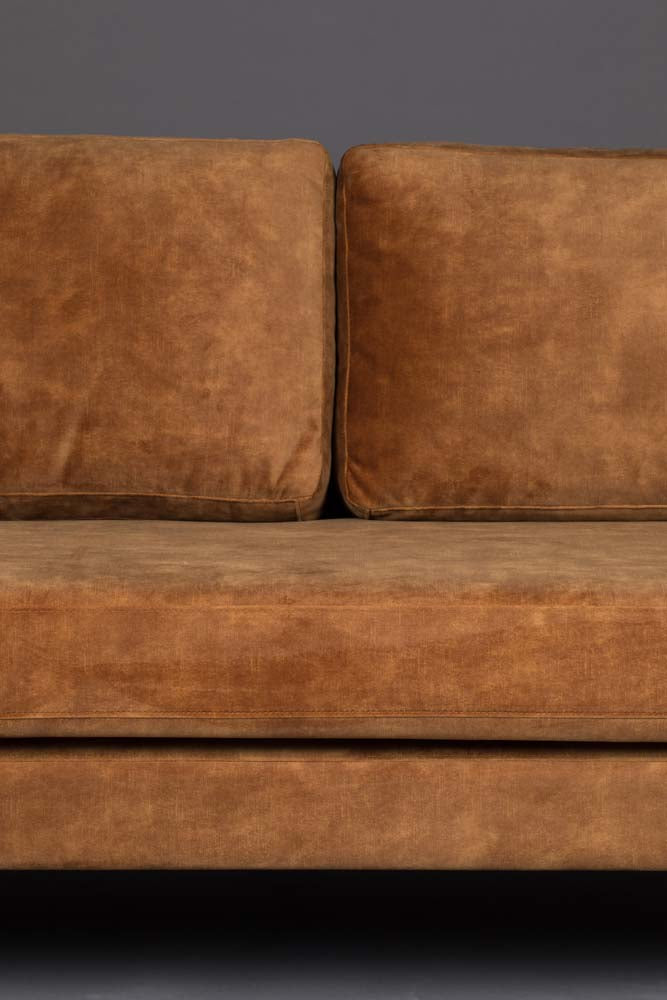 Houda Sofa 3-Sitzer Braun - Voelpe