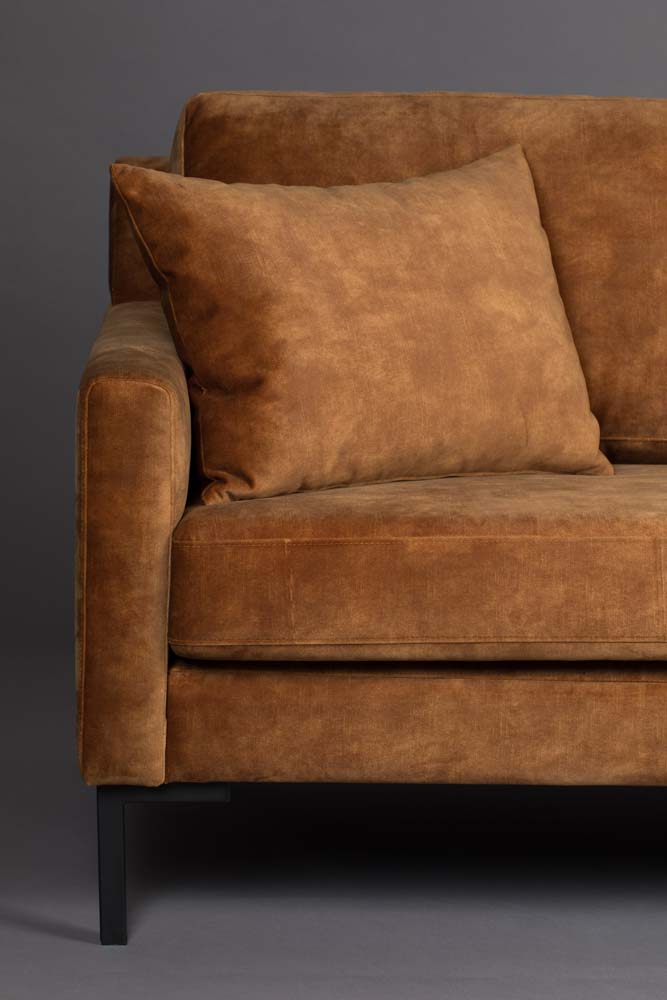 Houda Sofa 3-Sitzer Braun - Voelpe